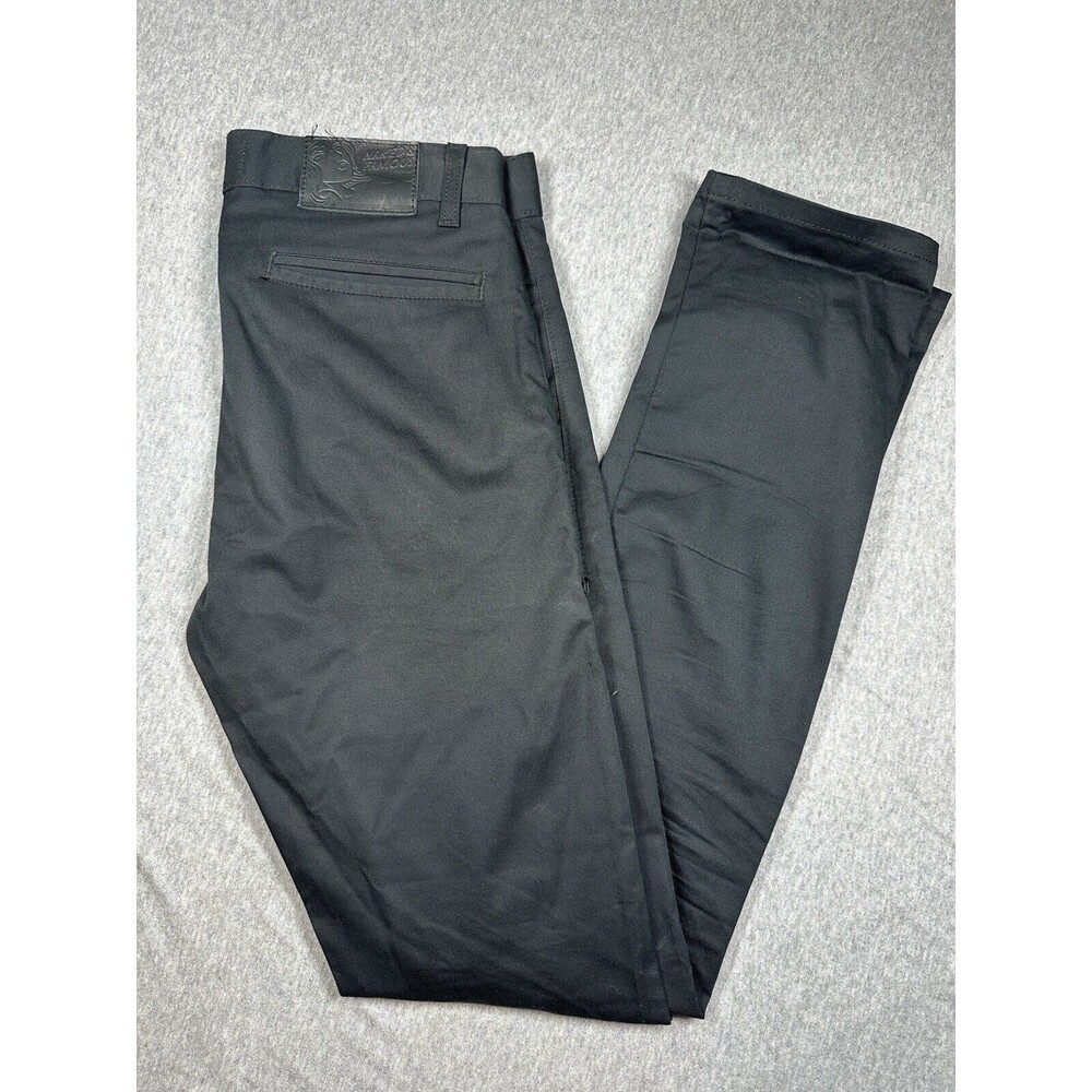 Naked & Famous Slim Chino‎ Black Stretch Pants - Men's Size 28